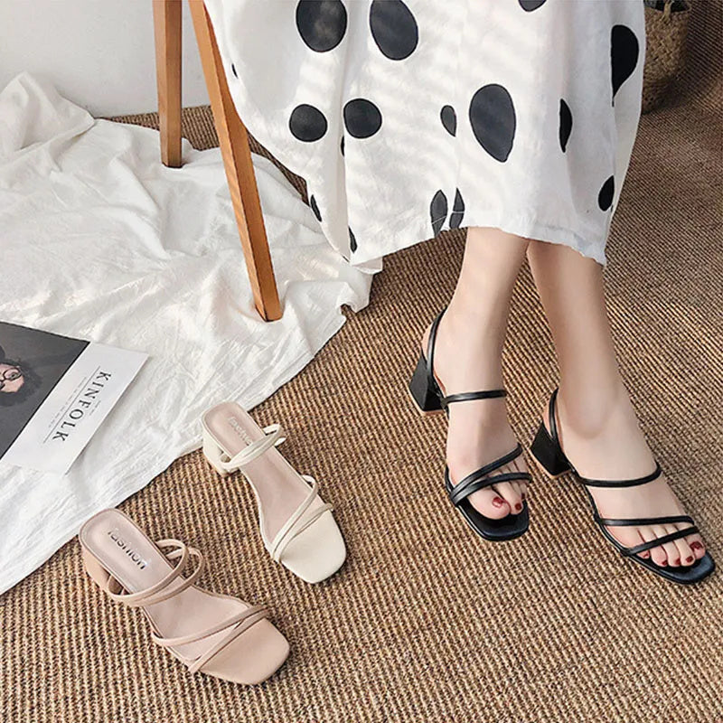 Pamela™ - Sandalen mit Blockabsatz und Riemchen
