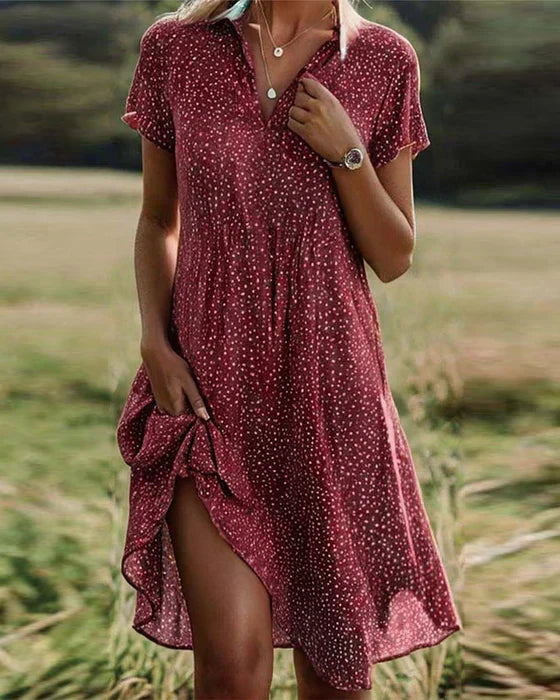 Suse™ - Feminines Wickelkleid mit Blütenmuster