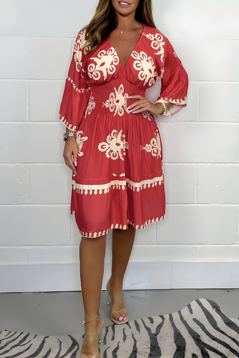 Camila™ - Besticktes Bohemian-Kleid mit Quastendetails