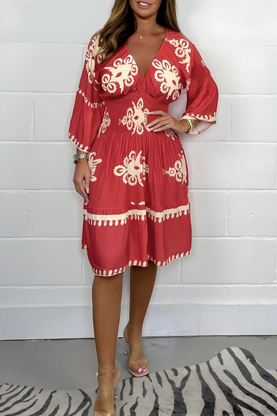Camila™ - Besticktes Bohemian-Kleid mit Quastendetails