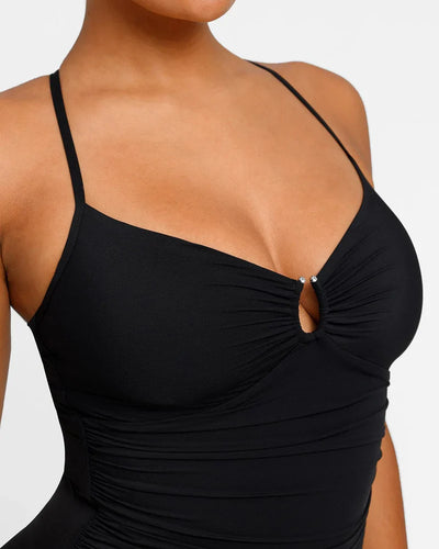 Celeste™ Shaping Badeanzug Damen | U-Ring Einteiler figurformend | Push-Up Swimsuit