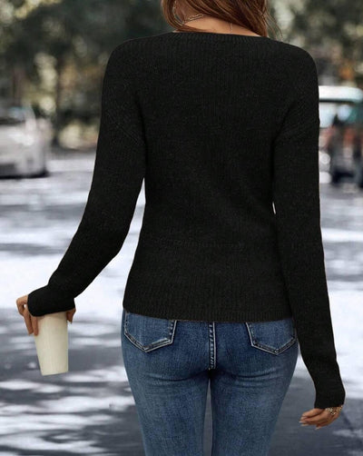 GESINE - WICKEL-PULLOVER AUS STRICK