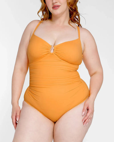 Celeste™ Shaping Badeanzug Damen | U-Ring Einteiler figurformend | Push-Up Swimsuit