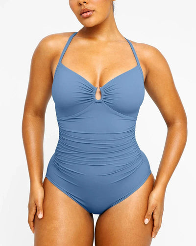 Celeste™ Shaping Badeanzug Damen | U-Ring Einteiler figurformend | Push-Up Swimsuit