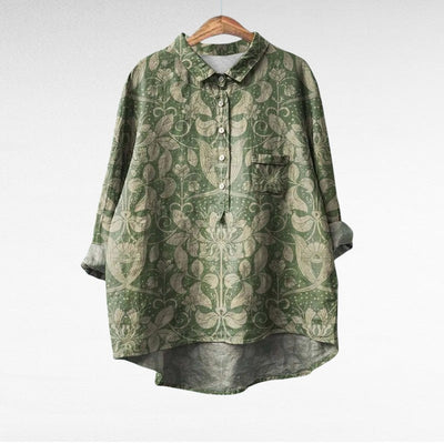 Laluna® | Klassische Blumenbluse