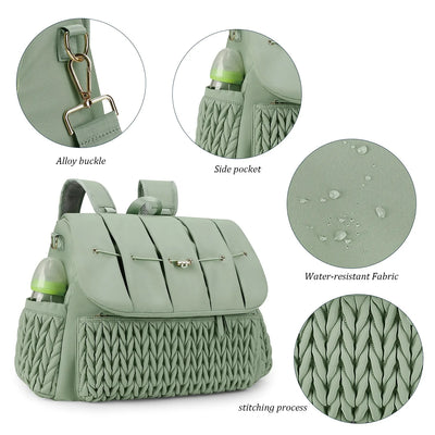 Leni™ - Stilvoller Wickelrucksack in Grün