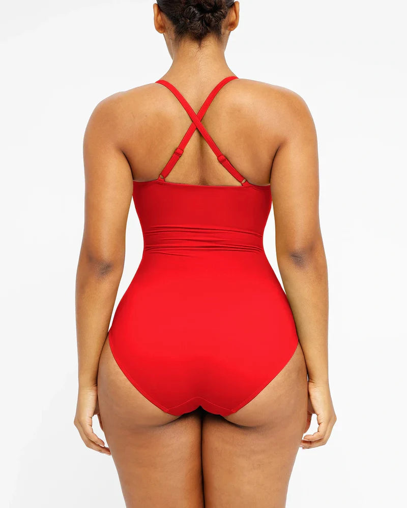 Celeste™ Shaping Badeanzug Damen | U-Ring Einteiler figurformend | Push-Up Swimsuit