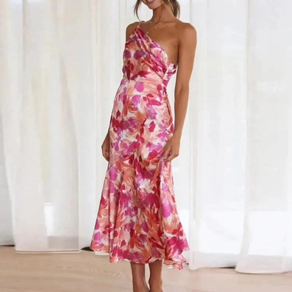 Kordula™ - Asymmetrisches Midikleid mit modernem Charme