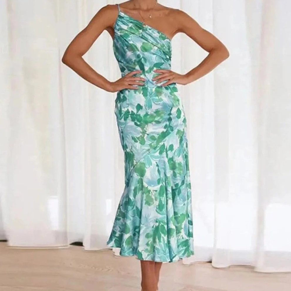Kordula™ - Asymmetrisches Midikleid mit modernem Charme