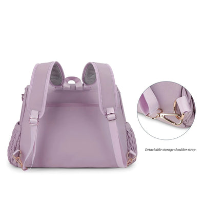 Leni™ - Stilvoller Wickelrucksack in Lila