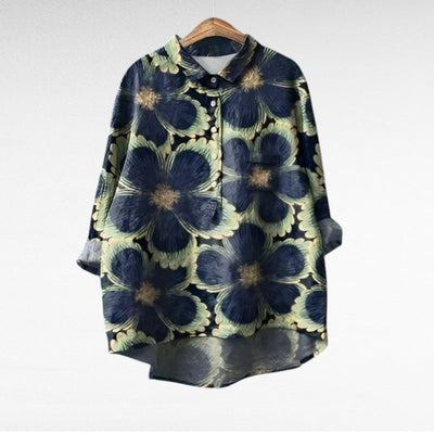 Laluna® | Klassische Blumenbluse