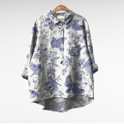 Laluna® | Klassische Blumenbluse