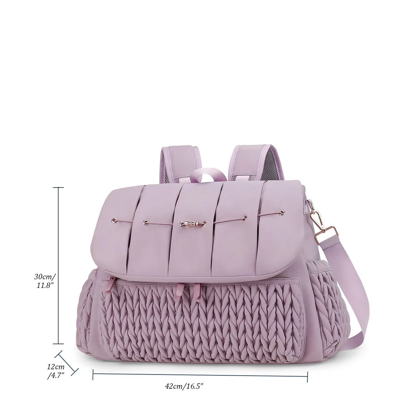 Leni™ - Stilvoller Wickelrucksack in Lila