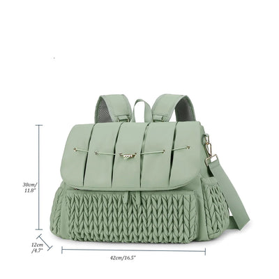 Leni™ - Stilvoller Wickelrucksack in Grün