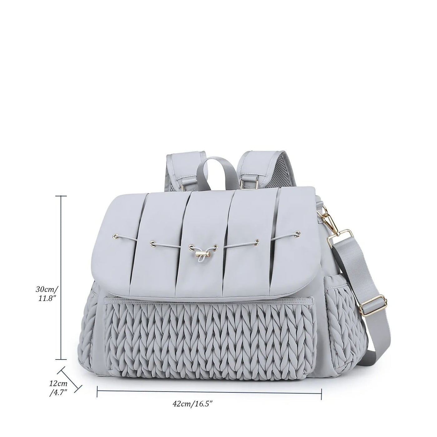 Leni™ - Stilvoller Wickelrucksack in Babyblau