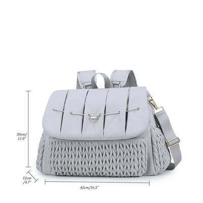 Leni™ - Stilvoller Wickelrucksack in Babyblau