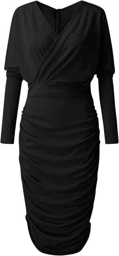 Valentina™ - Elegantes Wickelkleid mit Schulterdetail