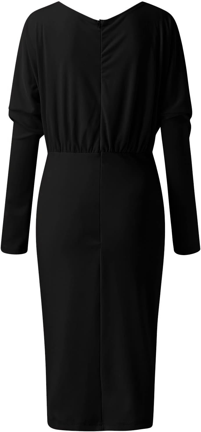 Valentina™ - Elegantes Wickelkleid mit Schulterdetail
