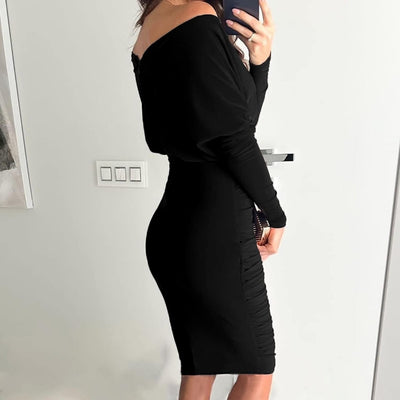 Valentina™ - Elegantes Wickelkleid mit Schulterdetail