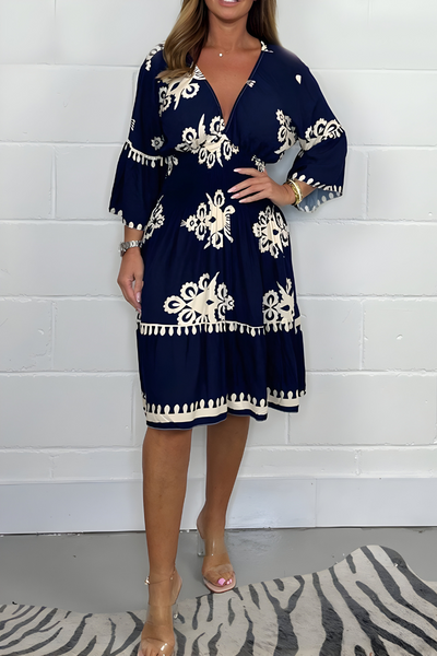 Camila™ - Besticktes Bohemian-Kleid mit Quastendetails