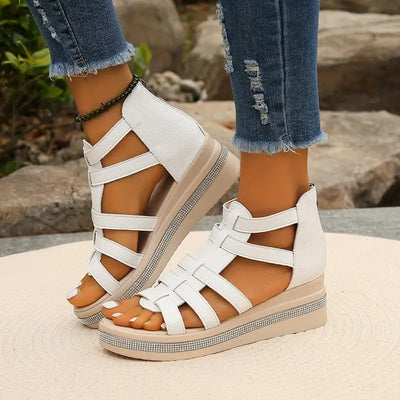 ROSE - Elegante Keilsandalen