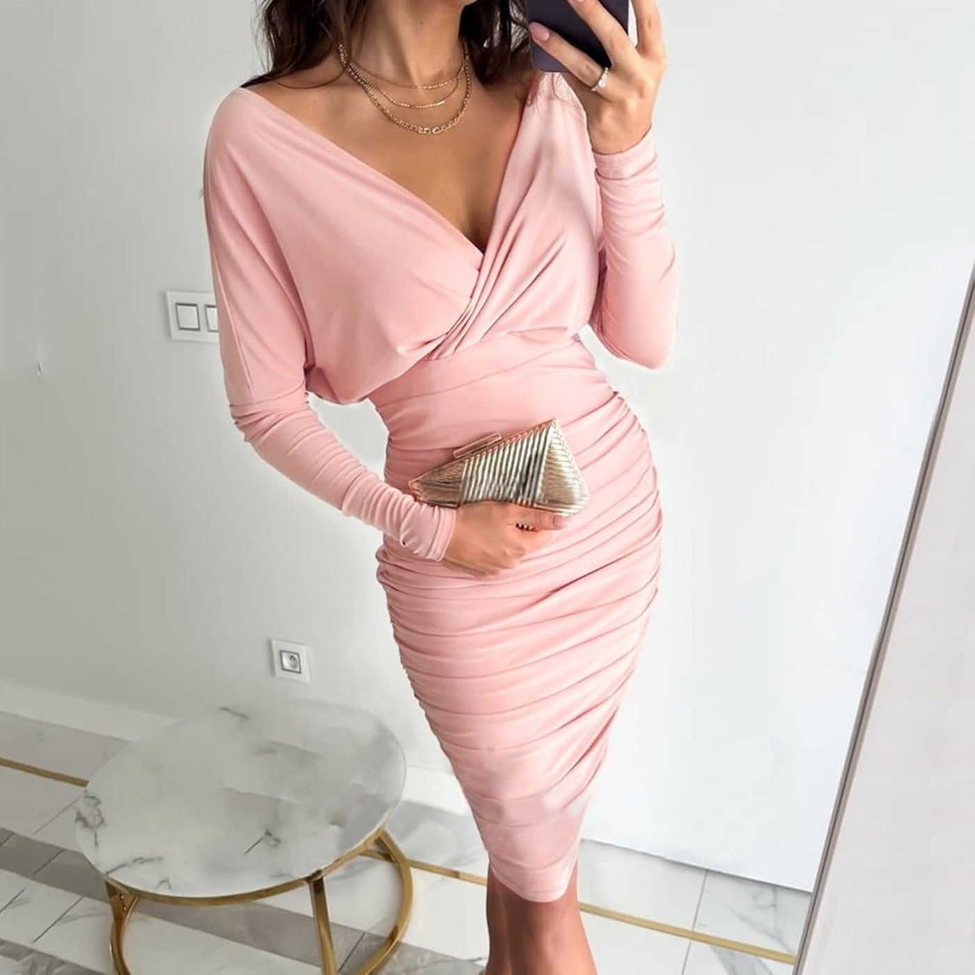 Valentina™ - Elegantes Wickelkleid mit Schulterdetail