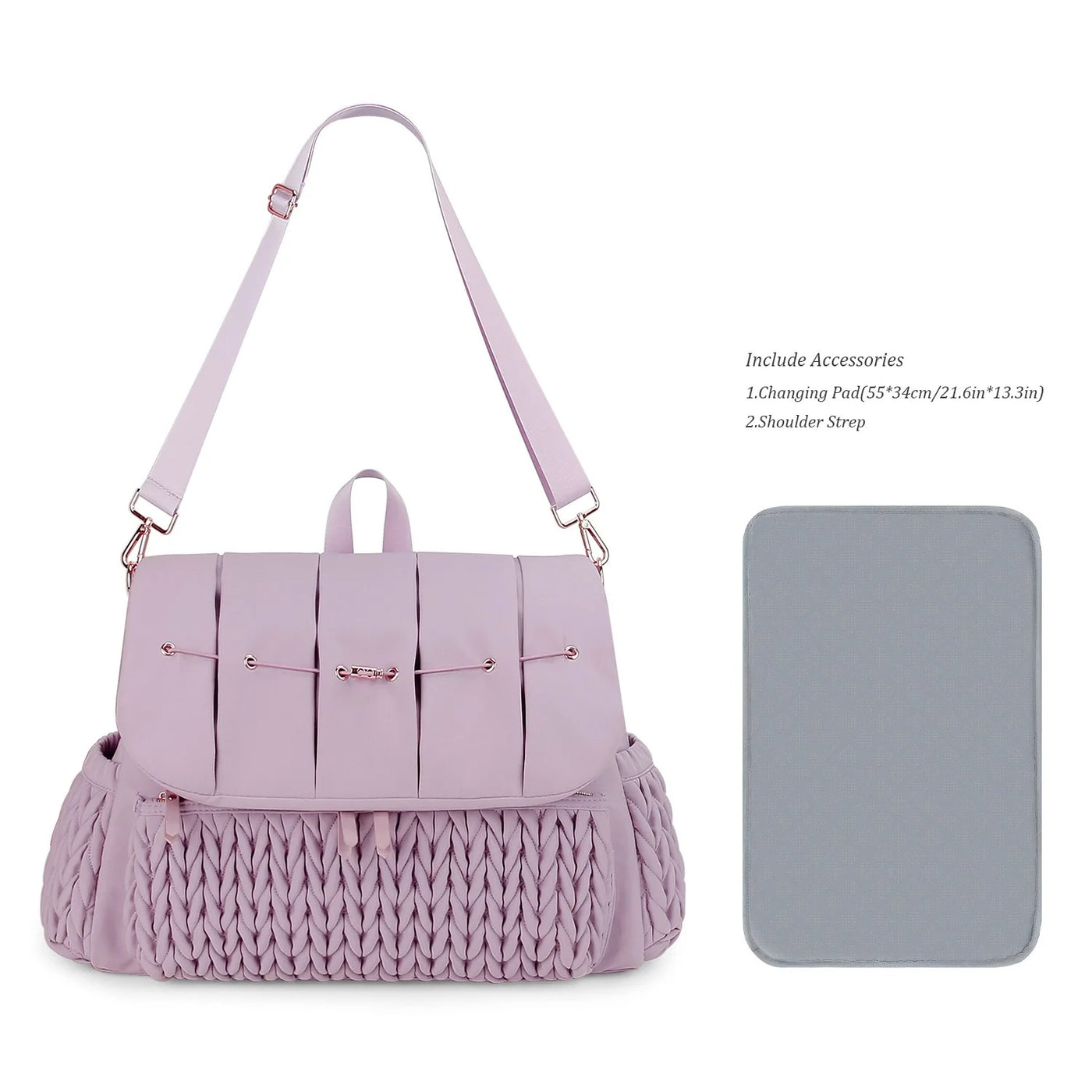 Leni™ - Stilvoller Wickelrucksack in Lila