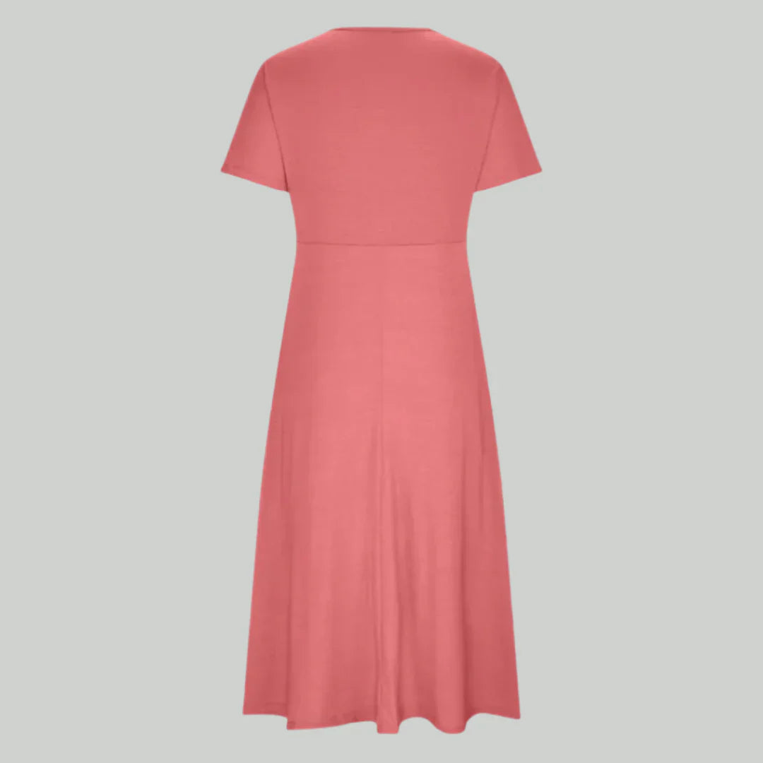 Viola™ - Midikleid mit überkreuztem Ausschnitt