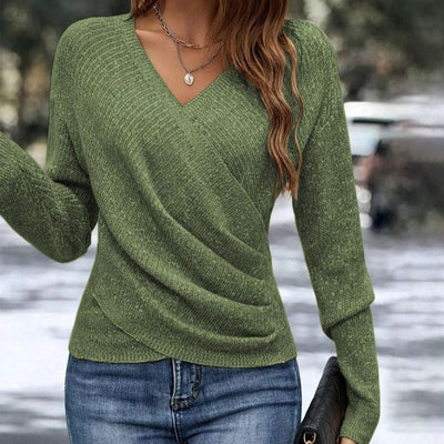 GESINE - WICKEL-PULLOVER AUS STRICK