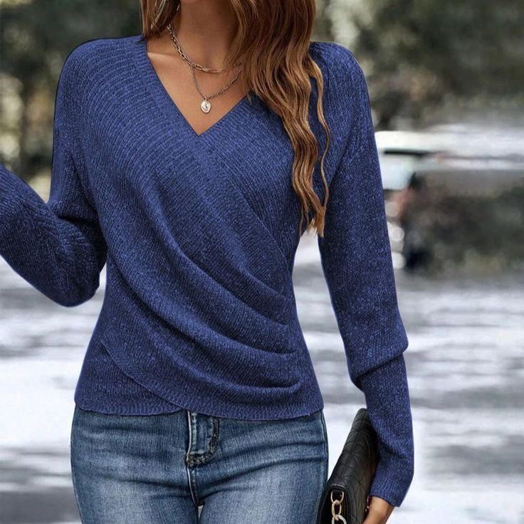 GESINE - WICKEL-PULLOVER AUS STRICK