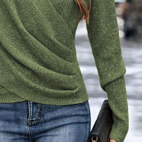 GESINE - WICKEL-PULLOVER AUS STRICK