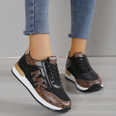 JANINA - SPORTSCHUHE MIT METALLISCHEN DETAILS