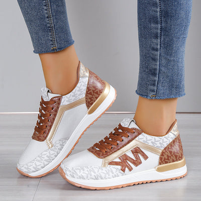 JANINA - SPORTSCHUHE MIT METALLISCHEN DETAILS