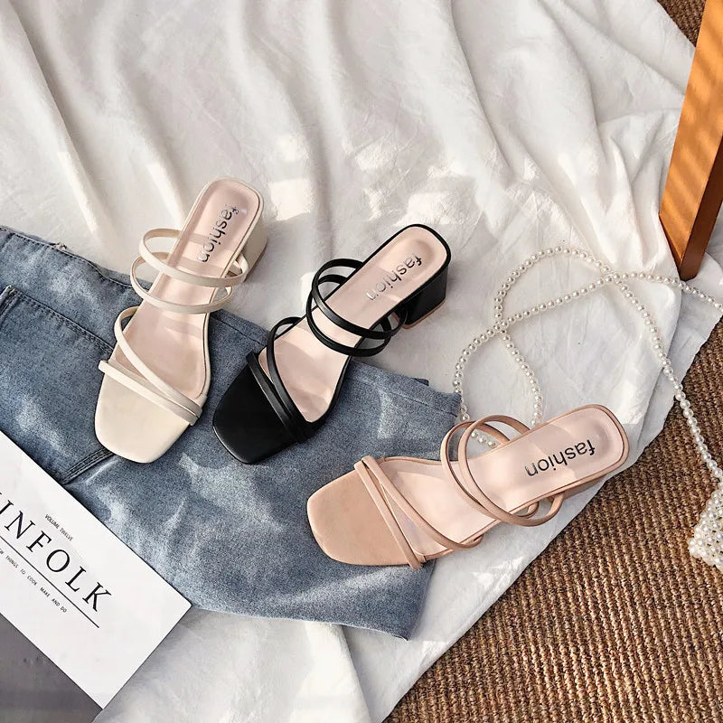 Pamela™ - Sandalen mit Blockabsatz und Riemchen