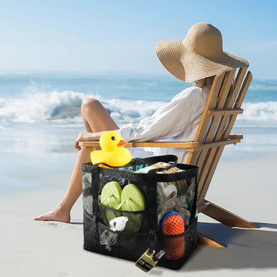 Oceana™ Mesh Strandtasche | Große Strandtasche | Praktische Strandzubehör
