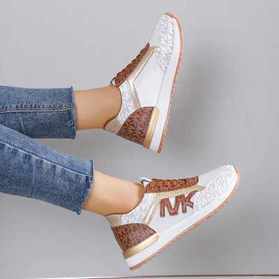 JANINA - SPORTSCHUHE MIT METALLISCHEN DETAILS