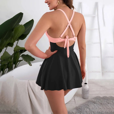 Elena™ Kreuzträger Minikleid | Kurzes Kleid | Feminine Freizeitmode