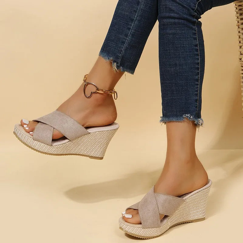 Jewel - Schicke Keilsandalen