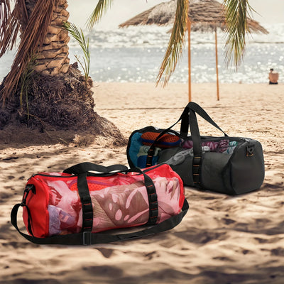 Oceana™ Mesh Strandtasche | Große Strandtasche | Praktische Strandzubehör