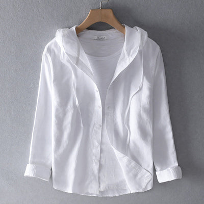 CATHARINA - LOCKERE BLUSE MIT KAPUZE
