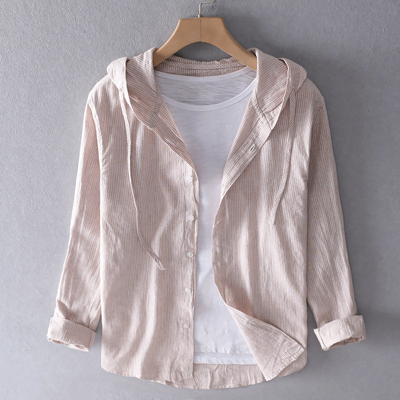 CATHARINA - LOCKERE BLUSE MIT KAPUZE