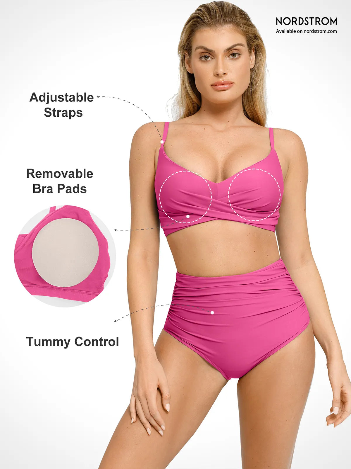 Vivienne™ Formende Raffung Bikini Set | Shapewear Bikini | Formende Bademode