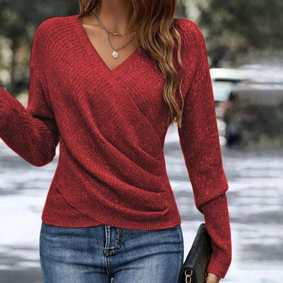 GESINE - WICKEL-PULLOVER AUS STRICK
