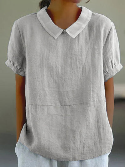JASMINA - LOCKERE LEINENBLUSE