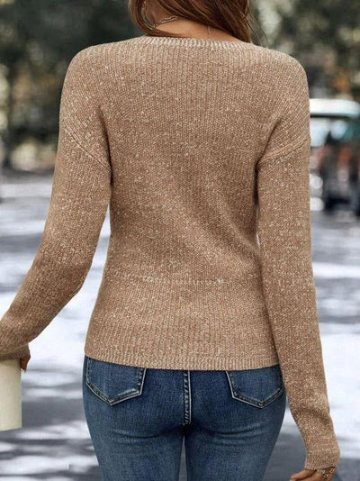 GESINE - WICKEL-PULLOVER AUS STRICK
