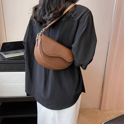 Fiona™ - Elegante Ledersatteltasche für stilbewusste Damen