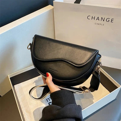 Fiona™ - Elegante Ledersatteltasche für stilbewusste Damen