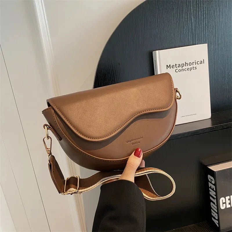 Fiona™ - Elegante Ledersatteltasche für stilbewusste Damen