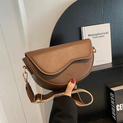Fiona™ - Elegante Ledersatteltasche für stilbewusste Damen