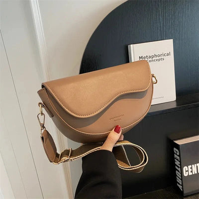 Fiona™ - Elegante Ledersatteltasche für stilbewusste Damen